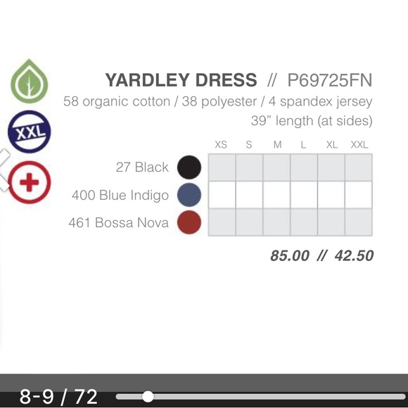 Aventura Yardley dress organic cotton floral L wrap skirt - Picture 12 of 12